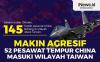 Infografis China Makin Agresif Kerahkan Pesawat Tempur ke Zona Pertahanan Taiwan