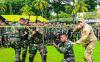 Prajurit Yonif Raider 300-US Army Berbagi Ilmu Pertempuran Jarak Dekat