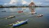 Lomba Perahu Tradisional Jolloro Peringati HUT ke-414 Kota Makassar