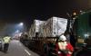 Iring-iringan Truk Kontainer Angkut Logistik WSBK, Ada yang Berisikan Motor Balap  
