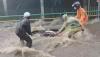 Belasan Motor di Cikutra Bandung Hanyut Terbawa Banjir