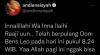 Bens Leo Meninggal Dunia, Andien: Nggak Bisa Berkata Apa-apa