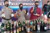 Operasi Cipkon Jelang Natal, Polres Kulonprogo Amankan Ratusan Botol Miras 