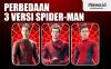 Infografis Perbedaan 3 Versi Spider-Man