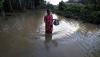 Banjir akibat Luapan Sungai Batang Tebo Jambi Berangsur Surut - Bagian 3
