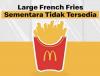 Kekurangan Pasokan Kentang Impor, McDonald's Hapus Menu Large French Fries