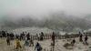 Gunung Tangkuban Parahu Semburkan Asap Solfatara dari Kawah Baru