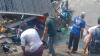 Pasar Ikan Tanjungpinang Ambruk, Puluhan Motor Tertimbun Reruntuhan