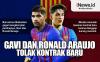 Infografis Gavi dan Ronald Araujo Tolak Kontrak Baru di Barcelona