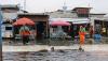 Banjir Rob Kembali Rendam Pelabuhan Kali Adem Jakarta - Bagian 1