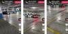 Pamer Aksi Drifting di Parkiran Basement, Pria Ini Kena Karma Tabrak Tiang Beton