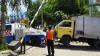 Truk Boks Bawa Solar Terguling di Jalan Raya Kemang Bogor, Sopir Melarikan Diri