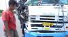 Saling Salip, Trailer Tabrak Truk Engkel di Jalingkut Brebes-Tegal 