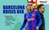 Infografis Barcelona Krisis Bek usai Sergino Dest Cedera