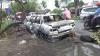 Mobil Pemudik Tiba-Tiba Terbakar di Jalan Raya Jombang, Penumpang Syok