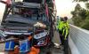  Ngeri, Tabrakan Beruntun 4 Bus, Mobil dan Truk di Exit Tol Karanganyar, 1 Tewas 12 Luka
