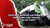 Truk Box Muatan Air Mineral Terguling dan Terjun ke Dalam Parit