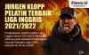 Infografis Jurgen Klopp Pelatih Terbaik Liga Inggris 2021/2022