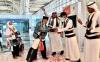 Tiba di Bandara Madinah, Jemaah Haji Jakarta Disambut Khusus Pemerintah Arab Saudi