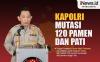 Infografis Kapolri Mutasi 120 Pamen dan Pati, Salah Satunya Kapolda Papua Barat