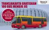 Infografis Transjakarta Gratiskan 100 Bus Menuju JIS untuk Malam Puncak HUT ke-495 Jakarta