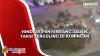Hindari Penyebrang Jalan, Taksi Terguling di Kuningan