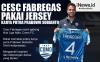 Infografis Cesc Fabregas Pakai Jersey Karya Putra Prabowo Subianto