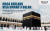 Infografis Masa Berlaku Visa Umrah jadi 3 Bulan
