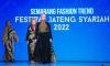 Bak Model, Begini Gaya Istri Ganjar Pranowo di Atas Catwalk Semarang Fashion Trend 2022