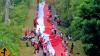 HUT ke-77 RI , Pemkab Muaro Bungo Gelar Kirab Bendera Merah Putih sepanjang 2.500 Meter