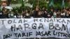 Ratusan Aktivis HMI Semarang Demo Tolak Kenaikan Harga BBM