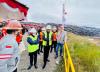 Momen Jokowi dan Rombongan Tinjau Tambang Grasberg Freeport Indonesia