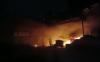 Gudang Pengolahan Sabut Kelapa Terbakar Hebat di Lampung Selatan 