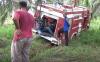 Mobil Damkar Terperosok saat Hendak Padamkan Kebakaran Hutan di Aceh Singkil
