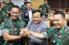 Andika dan Dudung Rekat saat Prabowo Hadiri Rapat di DPR Bersama Panglima TNI, KSAD, KSAL, Wakasau