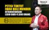 Infografis Petisi Tuntut Iwan Bule Mundur Ditandatangani Lebih dari 41.000 Orang