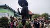 Warga Sudimampir Lor Indramayu Gelar Sedekah Bumi, Arak Ogoh-ogoh dan Tumpeng Raksasa