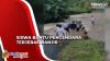 Viral, Pengendara Terjebak Banjir Dibantu Siswa di Karangasem