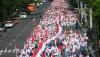 Kirab Merah Putih 1.001 Meter Peringati Hari Pahlawan di Kota Semarang - Bagian 4