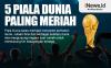 Infografis 5 Piala Dunia Paling Meriah