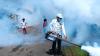 Bacaleg Partai Perindo Tengku Erry Nuradi Fogging di Medan Sunggal untuk Cegah DBD