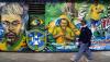 Mural Timnas Brasil Hiasi Permukiman di Kota Ternate