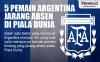 Infografis 5 Pemain Argentina Jarang Absen di Piala Dunia