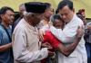 Cek Pos Dapur Lapangan Kopassus, Prabowo Peluk Hangat Korban Gempa Cianjur