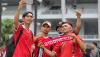 Semangat Suporter Timnas Dukung Indonesia Hadapi Thailand - Bagian 1