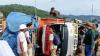 Gelombang Tinggi Hantam Kapal, Truk Asal Jepara Terguling di Pelabuhan Merak