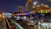 Warna-warni Skywalk Penghubung Stasiun-Halte di Kebayoran Lama Jaksel