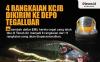 Infografis 4 Rangkaian KCJB Dikirim ke Depo Tegalluar