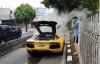 Viral Mobil Lamborghini Berasap dan Mogok di Jalur Transjakarta, Kena Tilang Rp500.000
