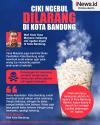 Infografis Ciki Ngebul Dilarang di Kota Bandung